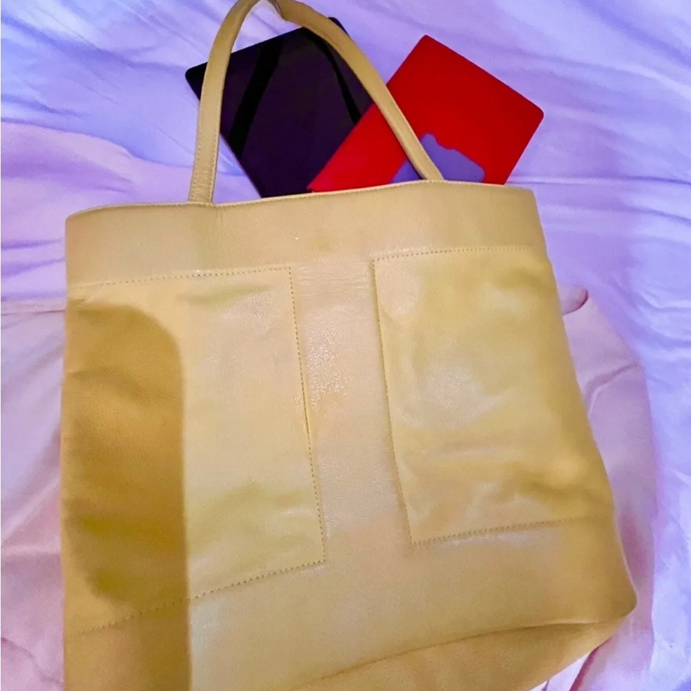 Isaac Mizrahi Yellow Tote Bag